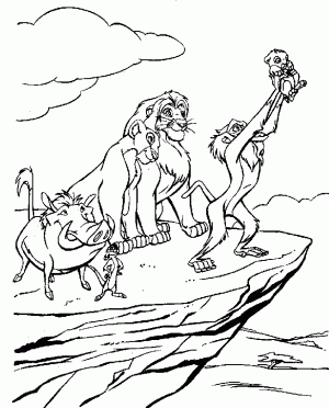 König Der Löwen Ausmalbilder Mufasa