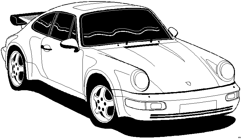 Porsche 911 Ausmalbilder Zum Ausdrucken