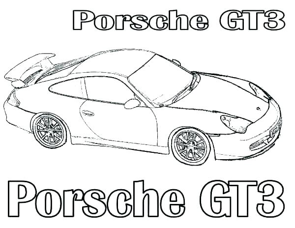 Porsche 911 Ausmalbilder